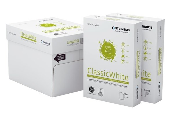 Recycling-Kopierpapier STEINBEIS Classic White DIN No.1 A3 80 g/m2 (nur Tagespreis!)