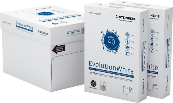 Recycling-Kopierpapier STEINBEIS Evolution White No.4 DIN A4 80 g/m² (nur Tagespreis!)