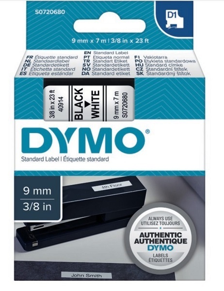 Beschriftungsbänder DYMO D1 9 mm